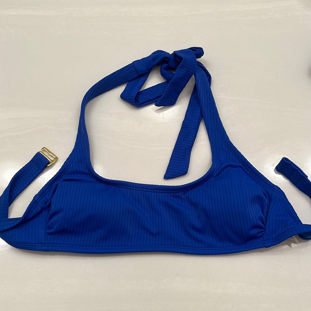 Target blue halter bikini top!!!